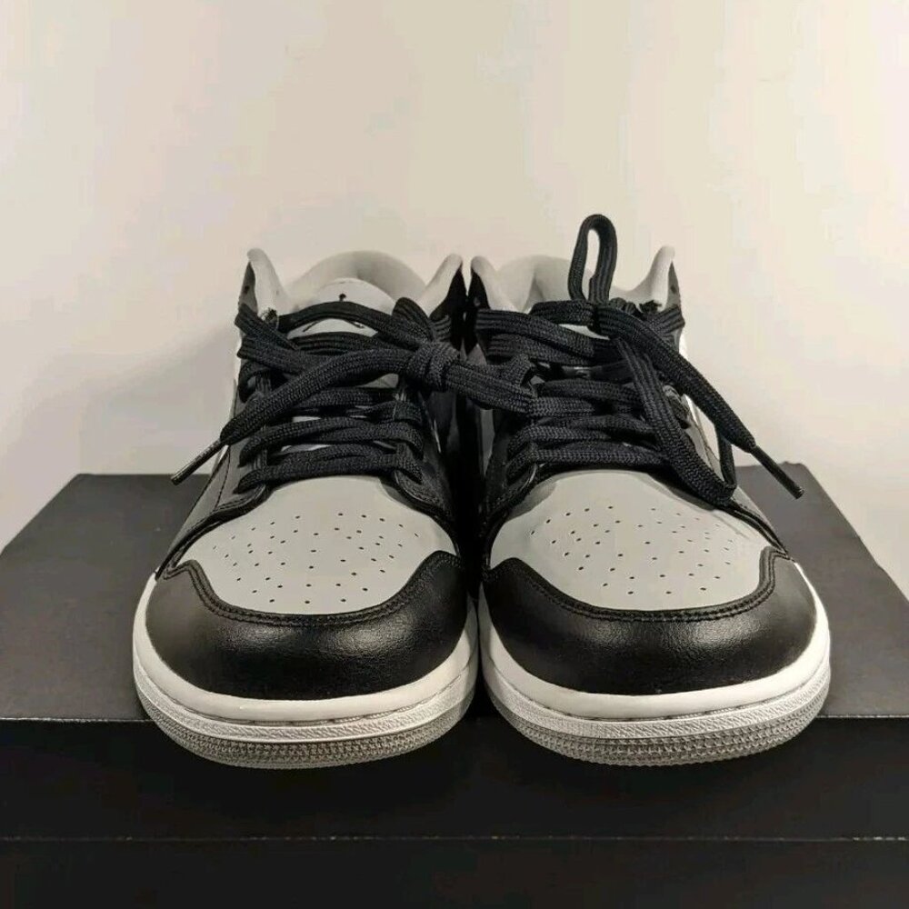 Nike Air Jordan 1 Low SHADOW Light Smoke Grey Toe 553558-039 Men's Size 10.5 - Picture 4 of 12